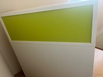 DARUJEM Ikea Flaxa záhlavie postele polička - 4