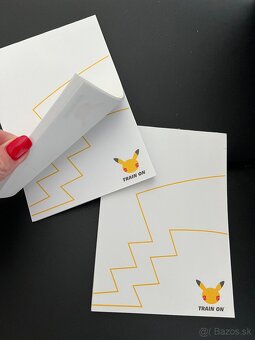 Pokemon Pikachu notes 2 kusy - 4