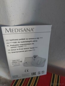 Vyhrievaný vankúš na krk, Medisana, ĺadvinový pás - 4