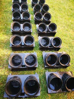 Kvetináče na stenu priemer 14cm, výška 15cm - 4