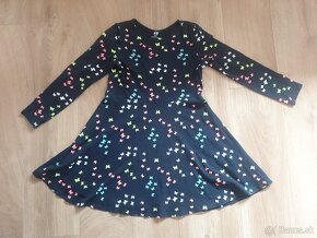 2x leginky +2x tuniky+Vesta+teplakove nohavice 122/128 - 4