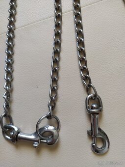 NOVÁ kovová vôdzka pre psov 203mm (osobný odber) - 4
