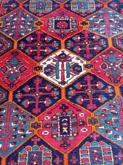 ⭐Starožitný nomádsky Qashqai koberec 215x156 cm⭐ - 4