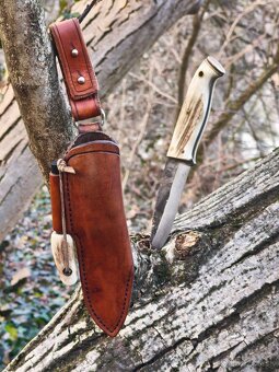 Bushcraft nôž komplet set - handmade - 4