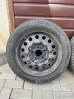Plechové disky 5x114,3 r16 + zimne pneumatiky 205/55 r16 - 4