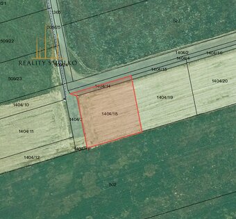 POZEMOK na výstavbu RD 899 m², HANKOVCE - 4