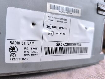 Autorádio Stream Škoda Octavia - 4