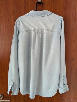 ONLY rifľová (jeans)košeľa - 4