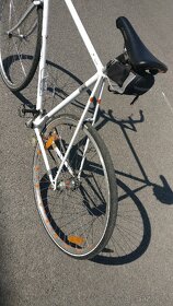 Cestný bicykel singlespeed, rám CrMo oceľ z Talianska - 4