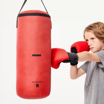 Súprava detského boxovacieho vreca a rukavíc DECATHLON -NOVÁ - 4