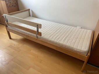 Detská posteľ IKEA 160x70cm s roštom a matracom - 4