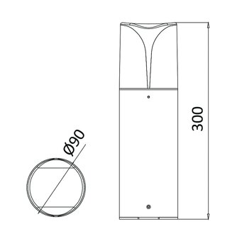 Stojacia lampa MILANO 300 – štýl a svetlo v jednom - 4