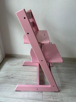 Stokke Tripp Trapp stolička – ružová farba - 4