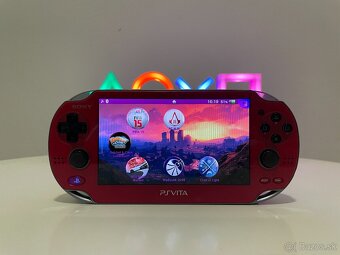 PlayStation Vita Cosmic Red OLED - AKO NOVÁ - 4