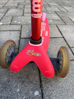 Kolobežka Mini Micro Deluxe červená, v 2r+ - 4