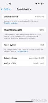 iPhone 15 Pro 256 GB Black Titanium - Top stav - 4
