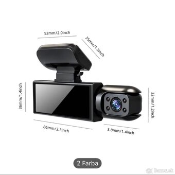 1080p Kamera do auta s dvojitou kamerou - 4