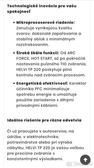 Zváračka aj na hliník Helvi TP 220 pulse - 4
