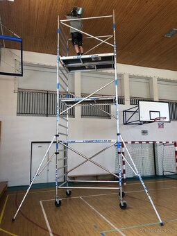 Pojazdné hliníkové lešenie. 135 x 250 / 8,50m DOPRAVA ZDARMA - 4