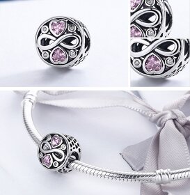 Strieborné korálky Charma - 4