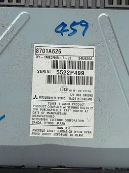 Rádio aj s rámom Citroën C4, Mitsubishi ASX, P4008 - 4