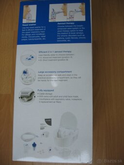 Microlife kompresorový inhalátor NEBPro 2v1 párkrát použitý - 4