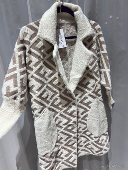 Prémiový oversize kabát – nový, UNI - 4