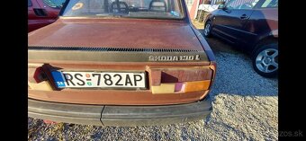 Predam skoda 130 L s SPZ Škoda 130 L - 4