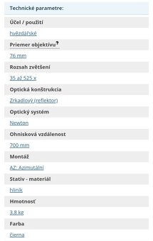 Hvezdársky teleskop/ďalekohľad - 4