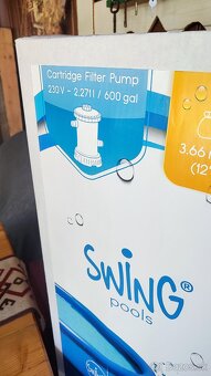 Na predaj bazén 3,66m - nový - 4