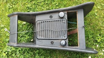 Použitý dobový středový panel na rádio - Škoda 110R erko. - 4