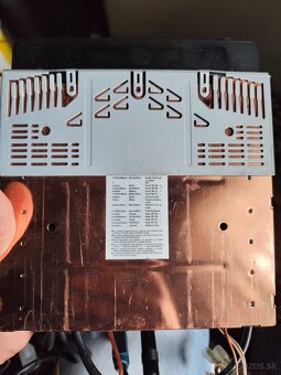 Autorádio, Subwoofer pasívny, zosilovač, kapacitor - 4