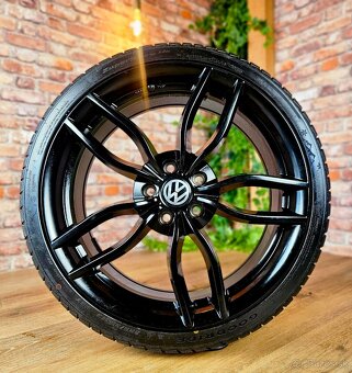 Alu R19 5x112 Mercedes CLA, Octavia, Golf +zimné 225/35 R19 - 4