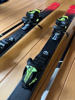 Detské lyže + palice, lyžiarky - 4