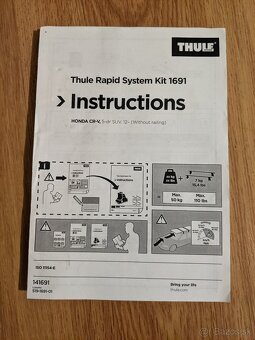 Thule 754 WingBar pre Hondu CR-V 2012- - 4