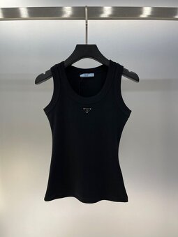 PRADA tielko biele / čierne - 4