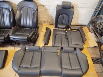 Sedadlá sline audi A6 c7 čierny strop - 4