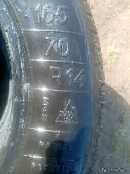 zimne pneumatiky 165/70 r14 6/6mm - 4