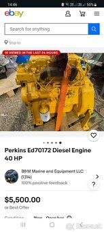 Perkins motor 4 valec 4.108 - 4