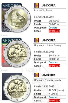 2 euro mince Andorra 2025 - 4