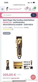 Predám Wahl Magic Gold - 4