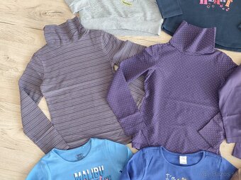 Balík tričiek s dlhým rukávom veľ. 122 - 4