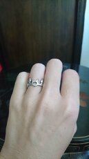 Prsteň strieborný - 4