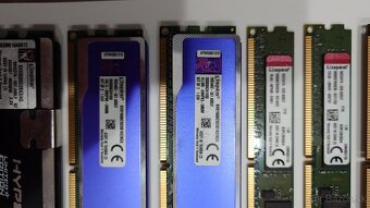 DDR, DDR2 a DDR3 pamäte – Kingston, HyperX, Elpida, A-Data - 4