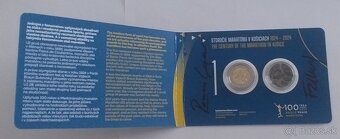Zberateľská karta 2 € 2024 Maratón Košice podpisy - 4