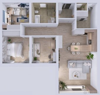 NOVÝ 4i RD 112 m² s terasou 27 m² + 600 m² pozemkom / Ďurkov - 4