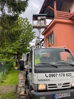 Nissan Cabstar práce montažnou plošinou - 4