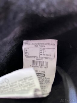 QUECHUA Pánske hrejivé a nepremokavé čižmy SH500 - 4