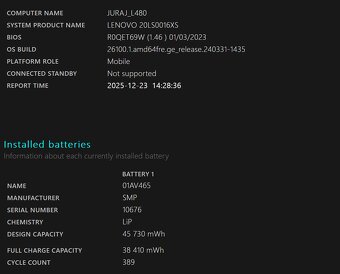 Lenovo ThinkPad L480 i7-8550U 1.8GHz 16GB RAM Win 11 Pro - 4