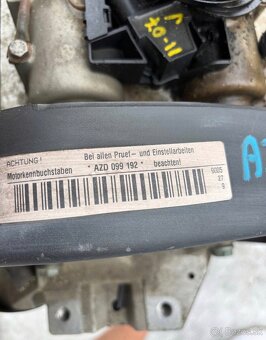 KOMPLET MOTOR AZD 1.6 VW GOLF 4 IV - 4